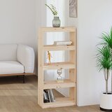 The Living Store Knjižna omara / pregrada 60x30x135,5 cm trden les - Knjižna Omara, (21431268) Cene