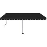  Automatska tenda sa senzorom za vjetar LED 400x350 cm antracit | shoptok.hr