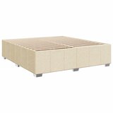 vidaXL Posteljni okvir krem 180x200 cm blago, (21309411) | Shoptok.si