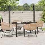  Set od 3 Smeđa i svijetlosiva PE ratan | shoptok.hr