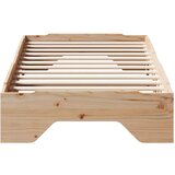  Okvir kreveta bez madraca koji se može složiti 75x190 cm drvo | shoptok.hr