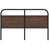  Uzglavlje smeđa boja hrasta 150 cm čelik i konstruirano drvo | shoptok.hr