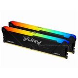 Kingston memorija 64GB(2x32GB)/DIMM/DDR4/3200MHz/CL16/FURY beast rgb cene