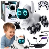  Robot na daljinsko upravljanje TOOBY 360° - crno/bijeli | Shoptok.si