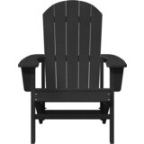  Adirondack stolice 2 kom Crna 74x82x90 cm HDPE | shoptok.hr