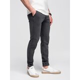 Ombre Men's denim joggers with asymmetrical stitching - blue | Shoptok.si