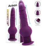 Action Booster Ultra Jet Thruster Vibrator with Powerfull Suction Cup Purple