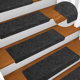 vidaXL Samolepilne preproge za stopnice 20 kosov sive barve 65x21x4 cm | Shoptok.si