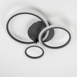 Brilagi plafonska svetiljka orbits LED/40W/230V 3000-6500K crna +daljinski upravljač | Eponuda.com