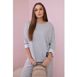 Kesi Cotton tracksuit light grey