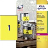Avery Zweckform Zelo odporne etikete iz poliestra, rumene 210 x 297 mm Cene