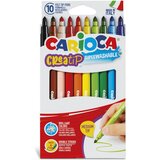 Carioca Creatip Medium Felt Tip Pens - 10 kos. Cene