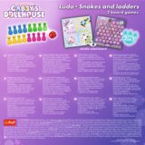 DRUŠTVENA igra Gabby's Dollhouse - 2u1 čovječe ne ljuti se/zmije | shoptok.hr