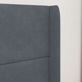  Uši uzglavlja Siva 80 x 16 x 4 cm Baršun | shoptok.hr