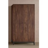 Vipack Ormar u dekoru oraha u tamnoj prirodnoj boji 100x190,5x55 cm Ilyas – | shoptok.hr
