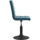 vidaXL Vrtljivi jedilni stoli 4 kosi moder žamet, (20943223) | Shoptok.si