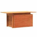 vidaXL vrtna miza voščeno rjava 100x50x75 cm trdna borovina, (21095732) Cene
