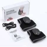 INF Brezžični ogrevalni masažer za gležnje Duo z dvema vibracijama Black, (5000298861) | Shoptok.si