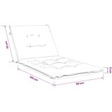  Jastučić za ležaljku GEMERT 100% poliester Ružičasta - Ružičasta 190 x 80 x 9 cm Poliester | shoptok.hr