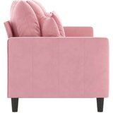  Trosjed ružičasti 180 cm baršunasti | shoptok.hr