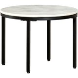  Stolić za kavu bijelo-crni Ø 50 cm od pravog punog mramora | shoptok.hr