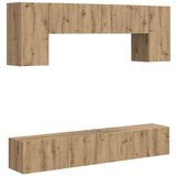  Komplet TV omaric 5 pcs Črna Konstruiran les - - črna - 79.31 - 98 x 31 x 29,5 cm - 2025-vidaXL-Uvoz_2 | Shoptok.si