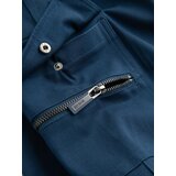 Ombre Men's STRAIGHT LEG cargo pants with zippered pockets - dark blue | Shoptok.si