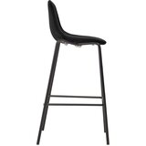  5-dijelni barski set od tkanine crni | shoptok.hr