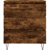  Komoda boja dimljenog hrasta 60 x 35 x 70 cm konstruirano drvo | shoptok.hr
