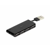 USB HUB 4* HS USB 2.0 int crni