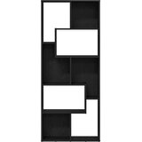  Biblioteka crni hrast 67x24x161 cm Inženirsko drvo | Shoptok.si