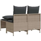  4-dijelni set vrtnih sofa s jastucima svijetlosivi poliratan | shoptok.hr
