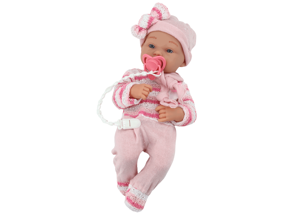 Lean Toys Dojenček punčka v roza oblačilih | Shoptok.si