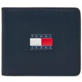 Tommy Jeans Velika moška denarnica Tjm Heritage Leather Cc Wallet AM0AM12082 Mornarsko modra