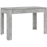 vidaXL Jedilna miza betonsko siva 120x60x76 cm iverna plošča | Shoptok.si