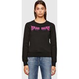 Diesel Sweatshirt - FAMOUS black with pink inscription Cijene