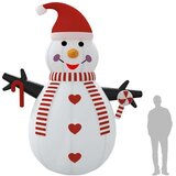  Snjegović na napuhavanje s LED svjetlima 460 cm | shoptok.hr