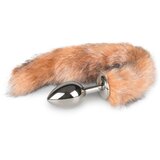 EasyToys - Fetish Collection Analni čep Fox Tail No. 3, srebrn Cene