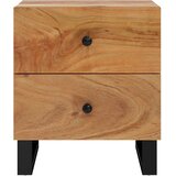  Noćni ormarići 2 kom 40 x 33 x 46 cm masivno bagremovo drvo | shoptok.hr