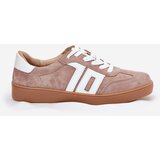VINCEZA Sneakers Sports Shoes Suede Beige 79517 | Shoptok.si