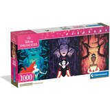 Clementoni Disney+ - Disney princese 1000-delna panoramska sestavljanka s posterjem - | Shoptok.si