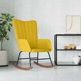  Stolica za ljuljanje boja senfa baršunasta | shoptok.hr