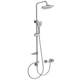 Inter Ceramic usponski tuš sa tuš ružom 1f tuš ručicom 3 f + slavina SS201 ABS hrom 6643 | ePonuda.com