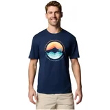 Columbia Majice s kratkimi rokavi Path Lake II Graphic Tee Modra