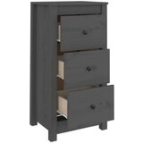  Komode 2 kom sive 40 x 35 x 80 cm od masivne borovine | shoptok.hr