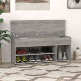 vidaXL Klupa za cipele boja sivog hrasta 105x30x45cm konstruirano drvo | shoptok.hr