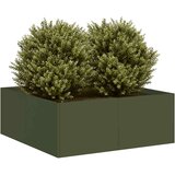  Sadilica maslinastozelena 80x80x30 cm od čelika | shoptok.hr