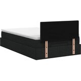  Podesivi krevet s madracem Crna 120 x 190 cm Tkanina | shoptok.hr