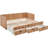 XXXL Raztegljiva Postelja Bianca, 90-180x200, Barva Hrasta | Shoptok.si