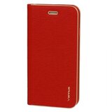  Premium preklopna torbica samsung galaxy A52 A525 / samsung galaxy A52s A528 - rdeča z zlatim robom Cene